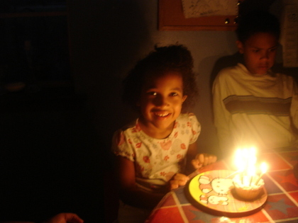 Five candles.