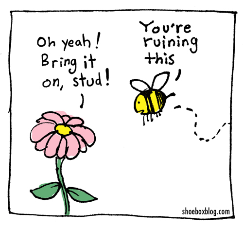 actually has just a little stinger