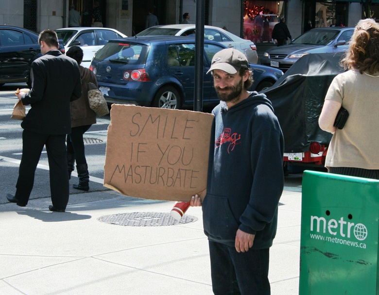 I bet you a dollar you'll read the sign... :)