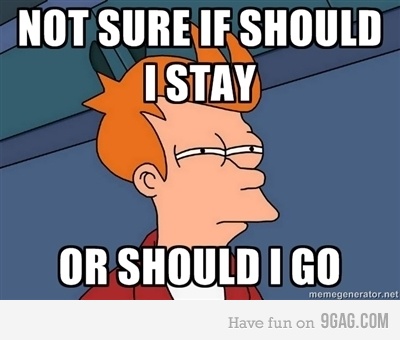 Well, should I?